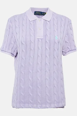 Ralph Lauren Light Cable Knit Polo T-Shirt XL