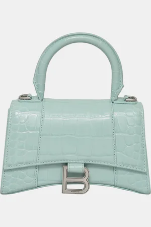 Balenciaga Crocodile Embossed Hourglass XS Bag