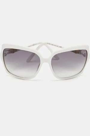 Gucci /Black Gradient GG 3131/S Bamboo Oversized Sunglasses
