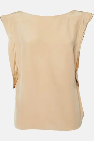 Chloé Peach/ Silk Sleeveless Top L