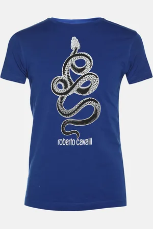 Roberto Cavalli Cotton Crew Neck T-Shirt S