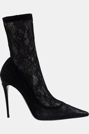 Dolce & Gabbana Lace Ankle Boots EU 36