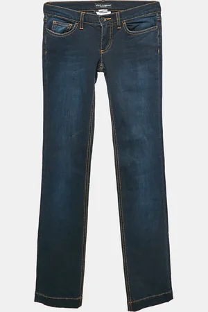Dolce & Gabbana Blue Faded Denim Girly Jeans S Waist 28"