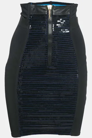 Emilio Pucci Embellished Mini Bodycon Skirt S