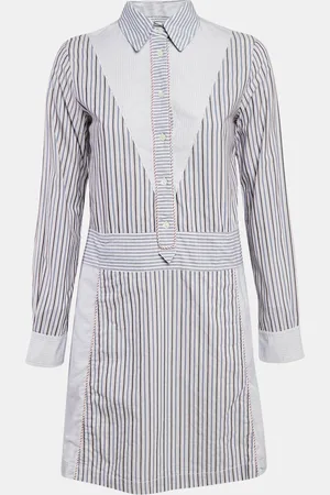 See by Chloé Stripe Cotton Mini Dress S