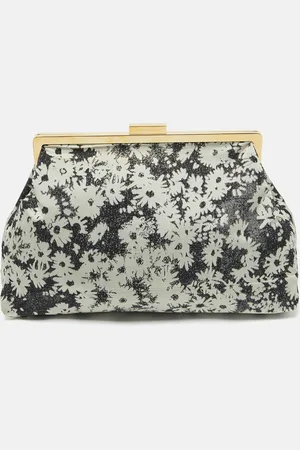 Stella McCartney Canvas Floral Printed Oversized Daisy Clutch