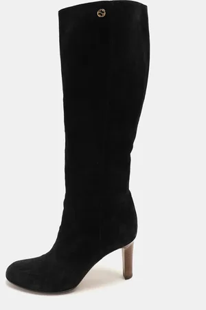 Gucci Suede Calf Length Boots Size 40