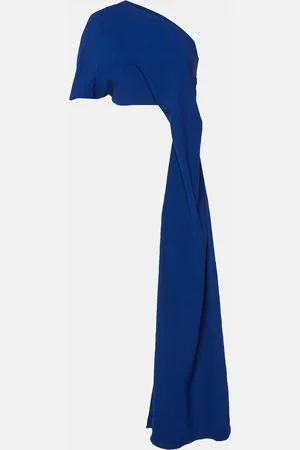 Solace Crepe One-Shoulder Chrysa Crop Top S