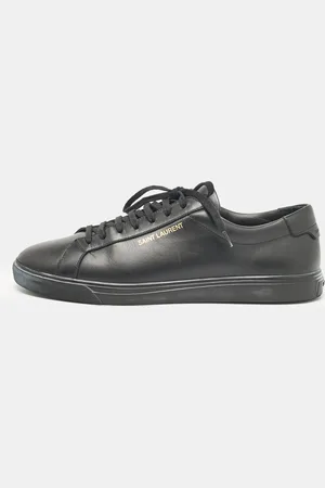 Saint Laurent Saint Laurent Leather Andy Lace Up Sneakers Size 43.5