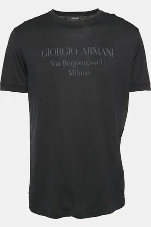 Giorgio Armani Cotton Round Neck T-Shirt XXL