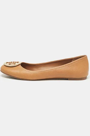 Tory Burch Leather Reva Ballet Flats Size 39.5