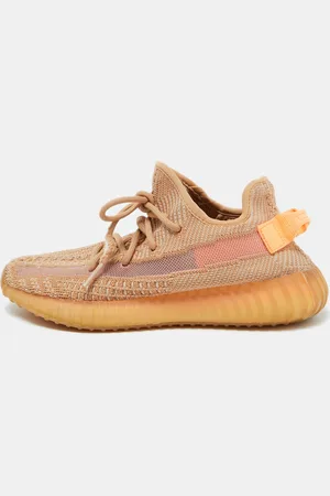 adidas Knit Fabric Boost 350 V2 Clay Sneakers Size 39 1/3