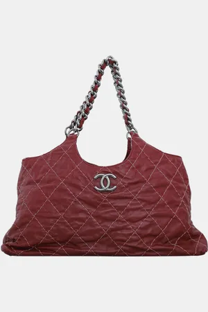 CHANEL Wild Stitch CC Chain Hobo Bag