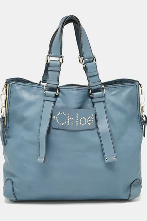 Chloé Leather Studded Logo Patsy Tote