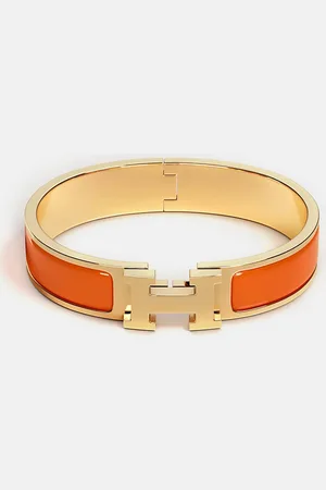 Hermès Fruite Enamel Clic H Bracelet Size PM