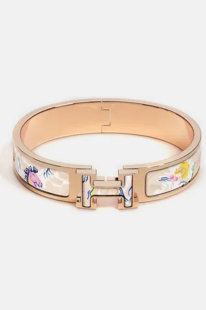 Hermès Confettis Enamel Clic H emile et une Nuit bracelet Size GM