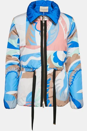 Emilio Pucci Fluilio Print Nylon Down Jacket S