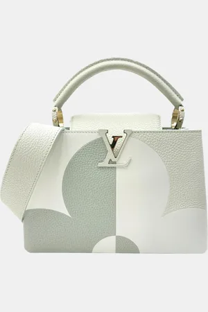 LOUIS VUITTON Taurillon Leather Capucines Bb Monogram Giant Flower bag