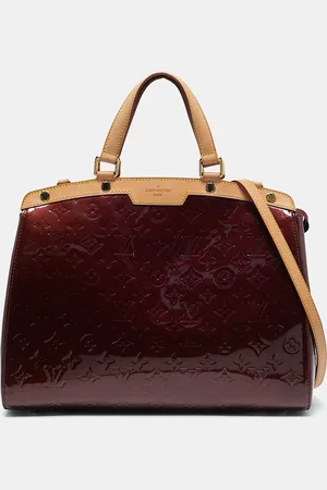 LOUIS VUITTON Rouge Fauviste Monogram Vernis Brea GM Bag