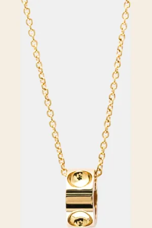 LOUIS VUITTON 18k Gold Empreinte No Stone Necklace