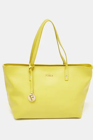 Furla Leather Top Zip Tote