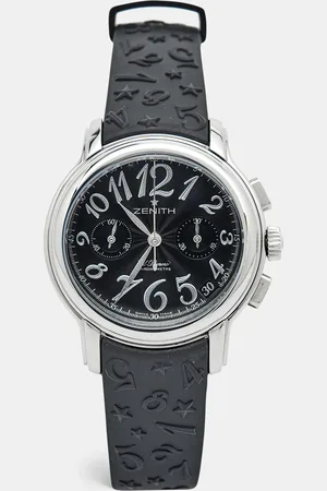 Zenith Stainless Steel Rubber El Primero Chronomaster Star 03.1230.4002/21.R527 Women