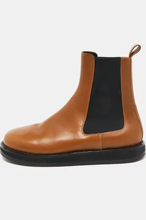 The Row Leather Chelsea Ankle Boots Size 40.5