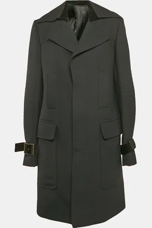 Roberto Cavalli Velvet Trim Wool Gabardine L