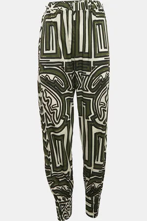JOHANNA ORTIZ /White Sagacious print cotton Jogger Pants S