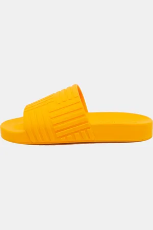 Bottega Veneta Rubber Flat Slides Size 37