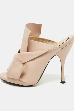 Nº21 Leather Ronny Pleated Mules Size 40.5