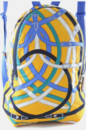 Hermès Canvas Silk Canvas Backpack