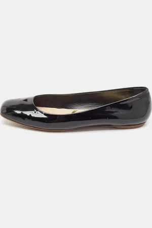 Saint Laurent Patent Leather Love Ballet Flats Size 40