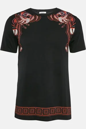 VERSACE Printed Jersey Crew Neck T-Shirt M