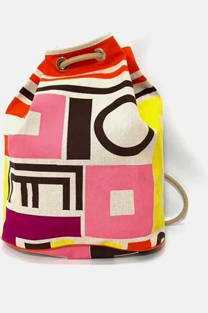 Hermès Cotton Canvas Sac Marin Recif Backpack
