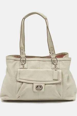 Coach Leather Front Pocket Tote