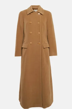 Giorgio Armani Felt Wool Double Breasted Coat M