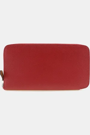 Hermès Red/ Leather Azap Silk