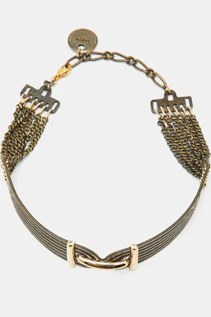 Lanvin Tone Choker Necklace