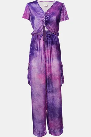 Acne Studios Velvet Crop Top and Track Pants Set L