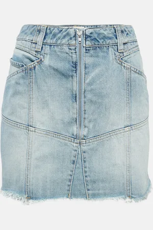 Givenchy Light Denim Mini Skirt L Waist 31"