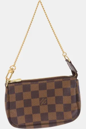 LOUIS VUITTON Canvas Damier Mini Pochette Accessoires Clutch
