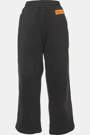 Heron Preston Cotton Logo Tape Detail Sweatpants L