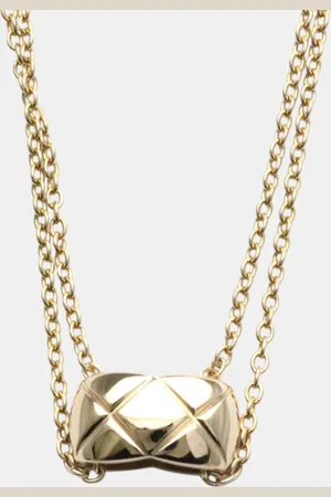 CHANEL 18K Gold Coco Crush Necklace