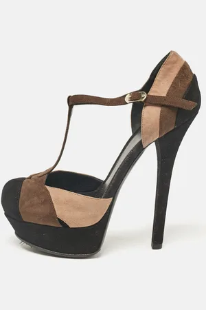 Fendi Suede Mary Jane Pumps Size 38
