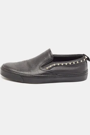 Gucci Leather ssima Slip On Sneakers Size 37