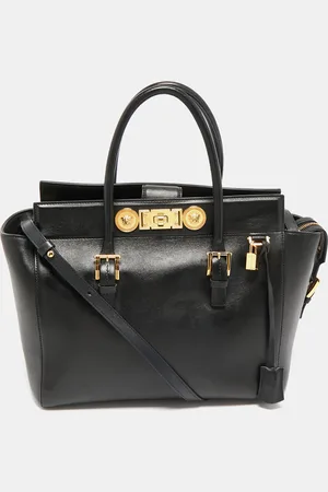 VERSACE Leather Medusa Tote