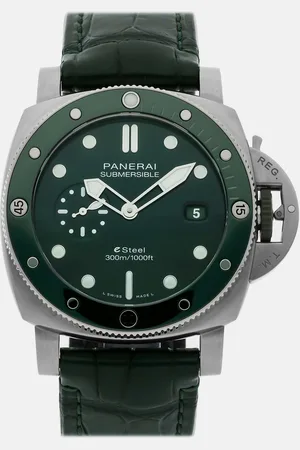 PANERAI Submersible Quarantaquattro Esteel Verde Smeraldo PAM 1287 Automatic Men