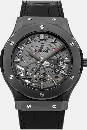 HUBLOT Skeleton Ceramic Classic Fusion 515.CM.0140.LR Manual Winding Men