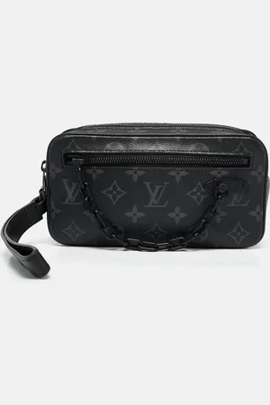 LOUIS VUITTON Monogram Eclipse Canvas Pochette Volga Bag